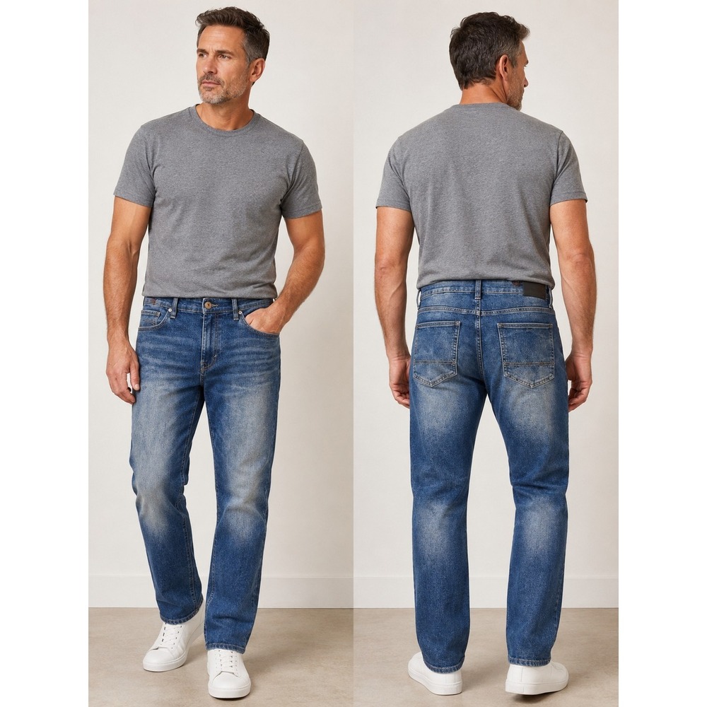 Southpole Jeans Men's 36x30 Blue Light Wash Skinny Jeans